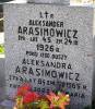 Grave of Aleksander (d. in 1926) and Aleksandra Arasimowicz (d. in 1965)